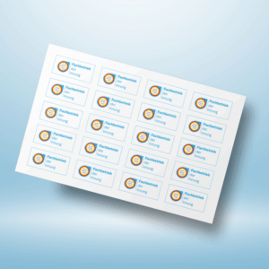 Briefaufkleber Fachbetriebszeichen