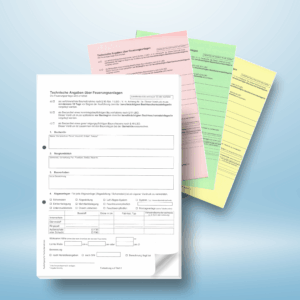 Technische Angaben über Feuerungsanlagen