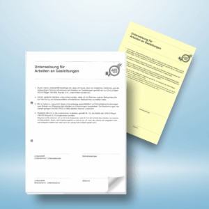 Unterweisung für Arbeiten an Gasleitungen