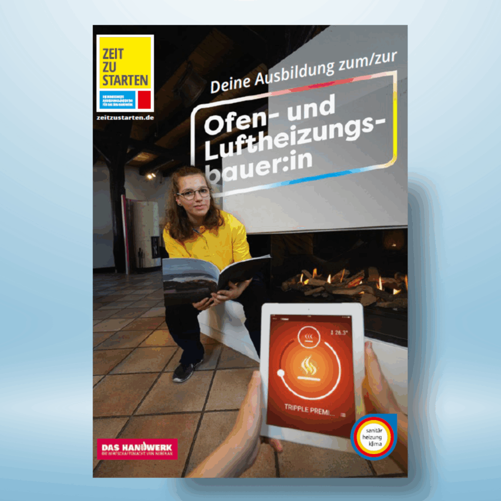 Nachwuchsflyer Ofen- und Luftheizungsbauer